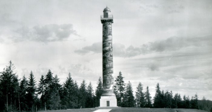 The completed Column, exact date unknown.