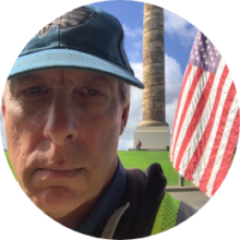 Grounds and parking staff member Jim Richardson